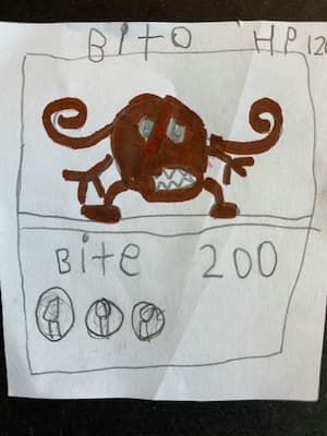 Fan-made Pokemon card Bito