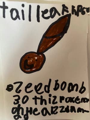 Fan-made Pokemon card: Tail Leaf